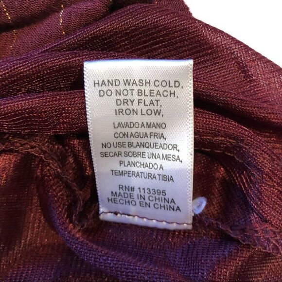 Altar"d State Maroon tunic blouse Medium - Picture 5 of 14